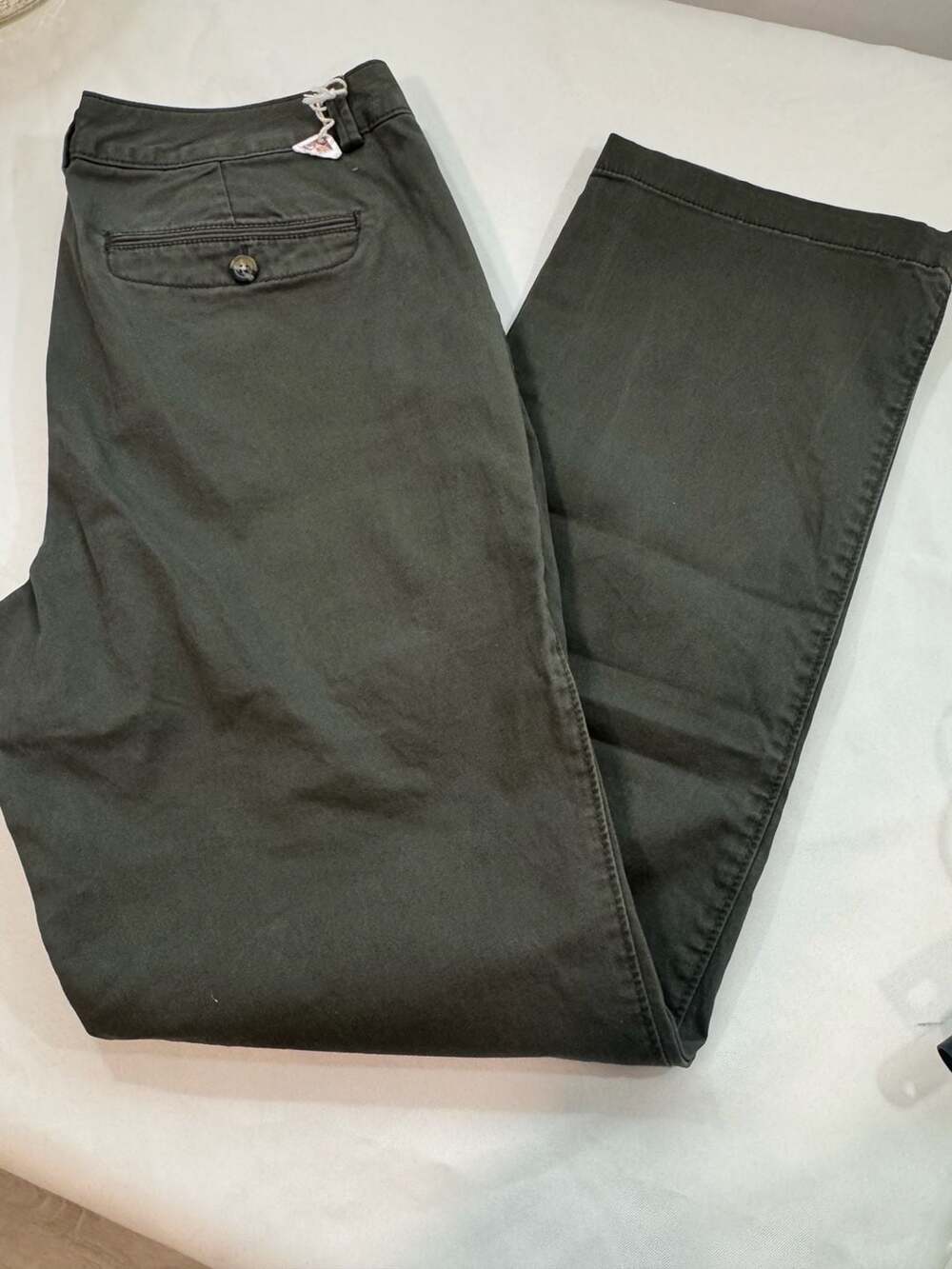 Dockers Olive Green Straight Leg Chino Pants Classic Preppy Women’s Size 12